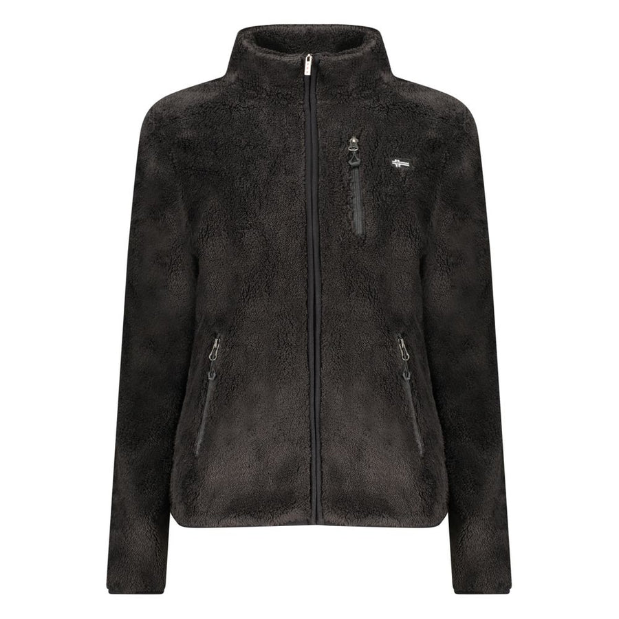 Black Polyester Women Sweater