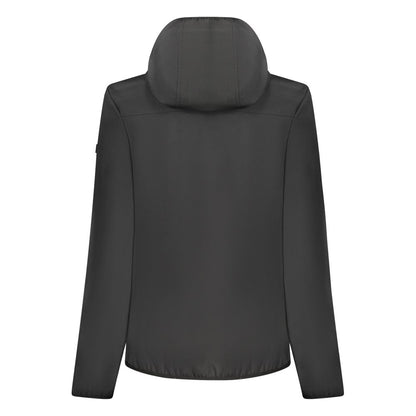 Black Polyester Women Jacket