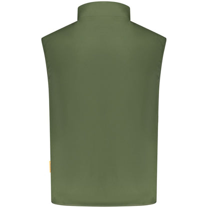 Green Polyester Men's Jacket