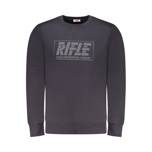Blue Cotton Men Sweater