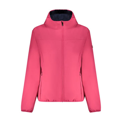 Pink Polyester Women Jacket