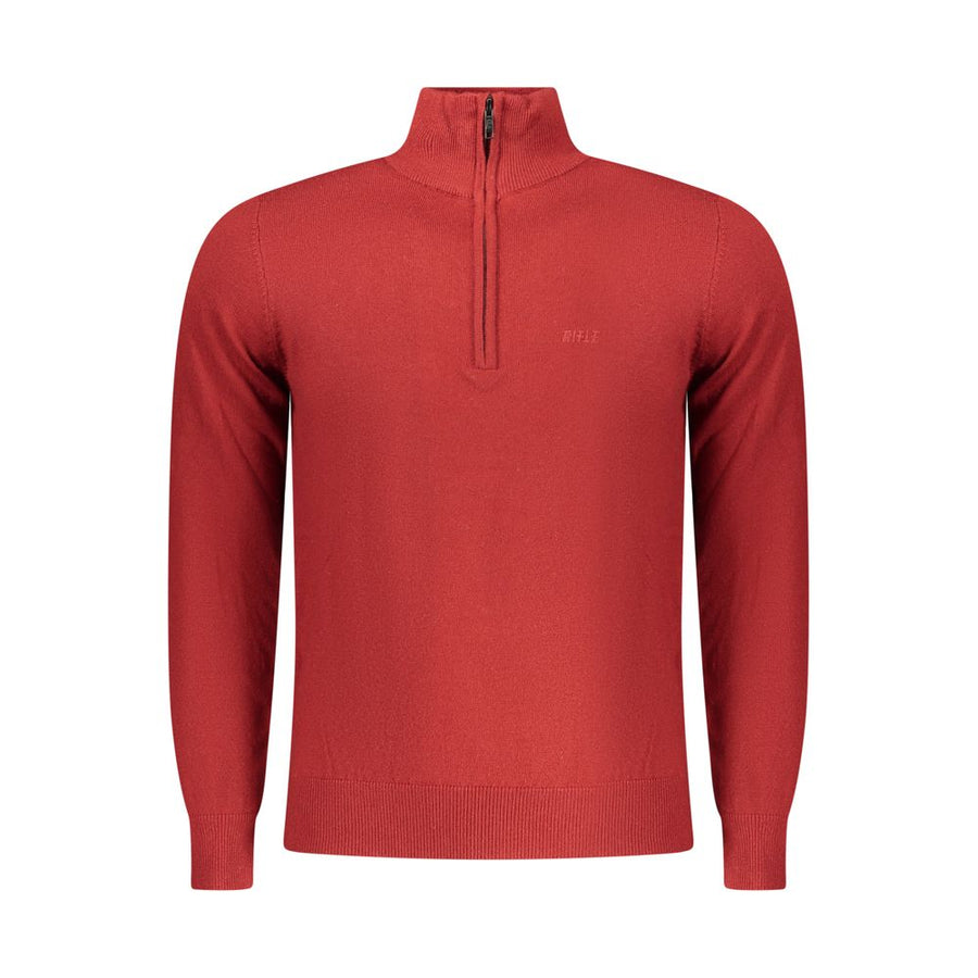 Red Wool Men Sweater