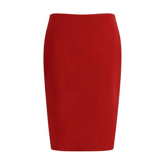 Red Viscose Skirt