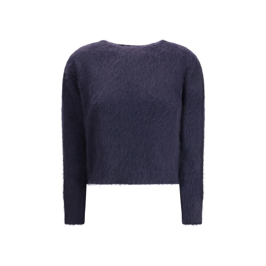 Blue Polyamide Sweatshirt