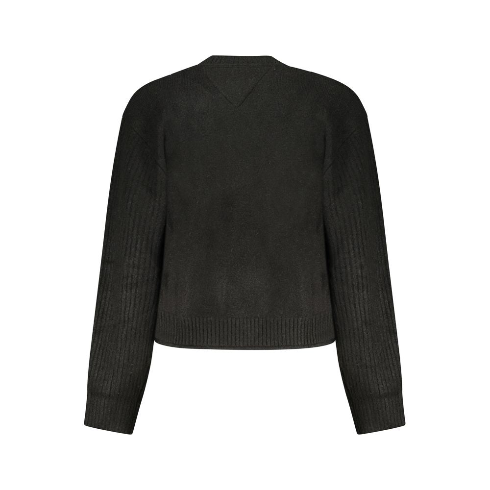 Black Wool Women Sweater