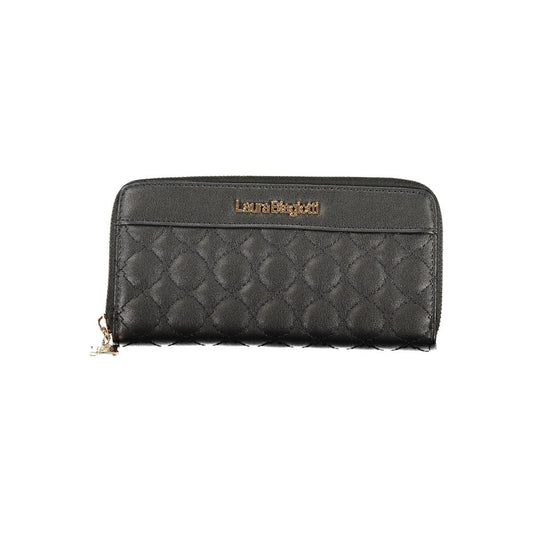 Black Polyethylene Women Wallet
