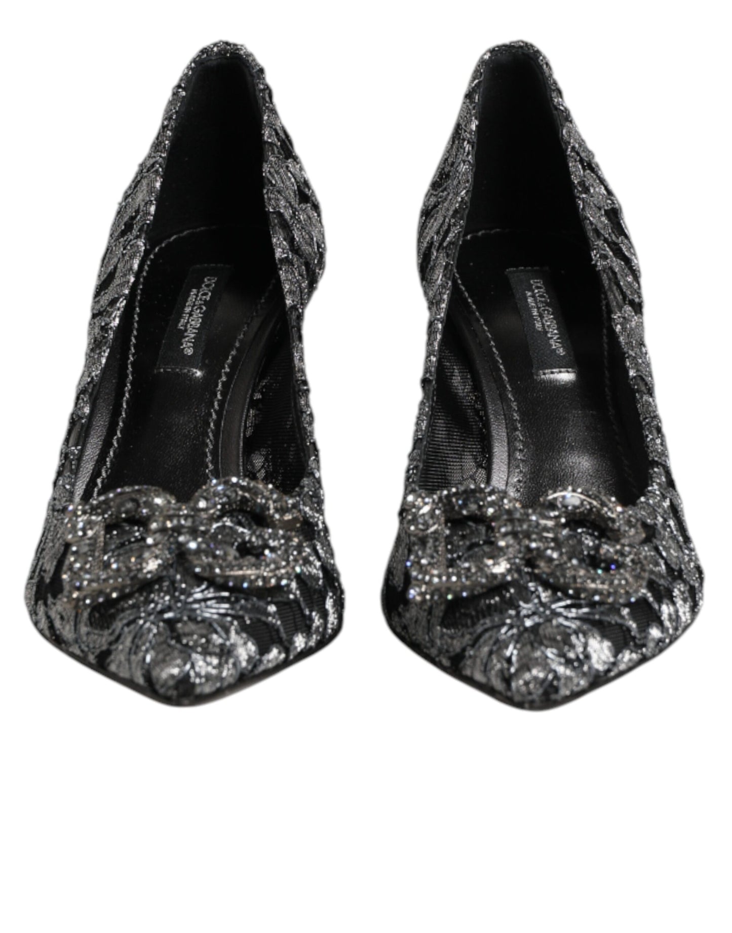 Silver Lace DG Amore Heels Pumps Shoes