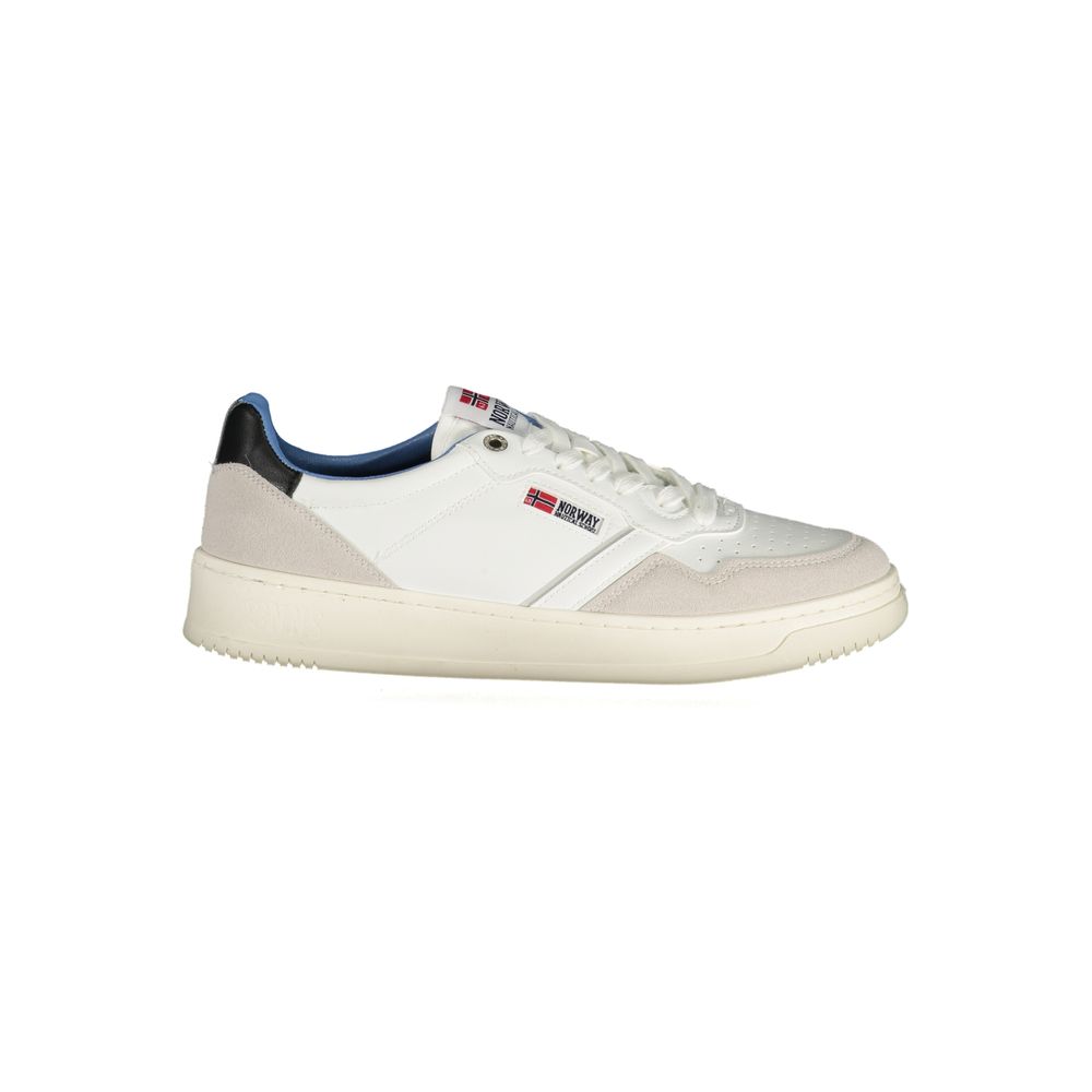 Bianco Polyurethane Men Sneaker