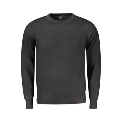 Black Viscosa Mens Sweater