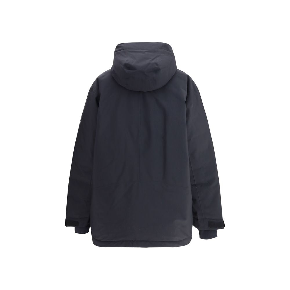 Black Polyester Parka