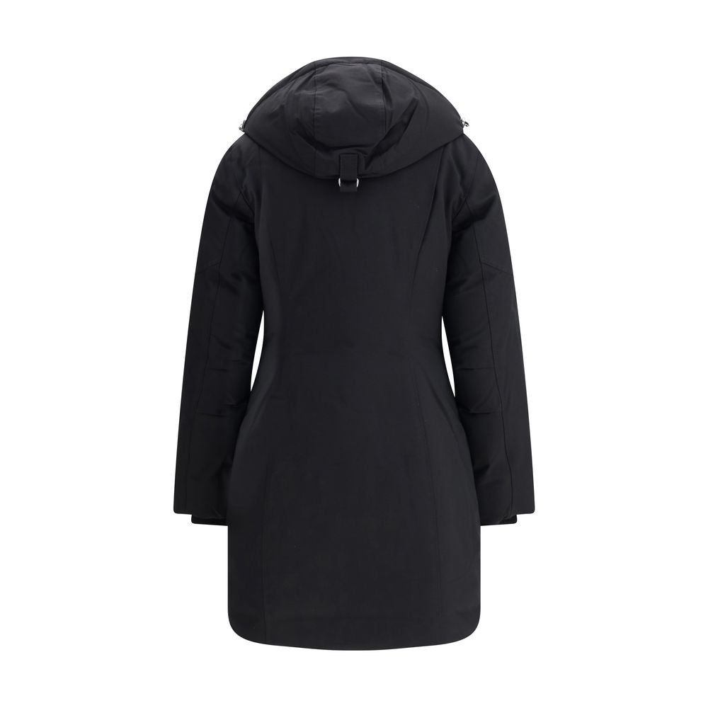 Black Cotton Parka