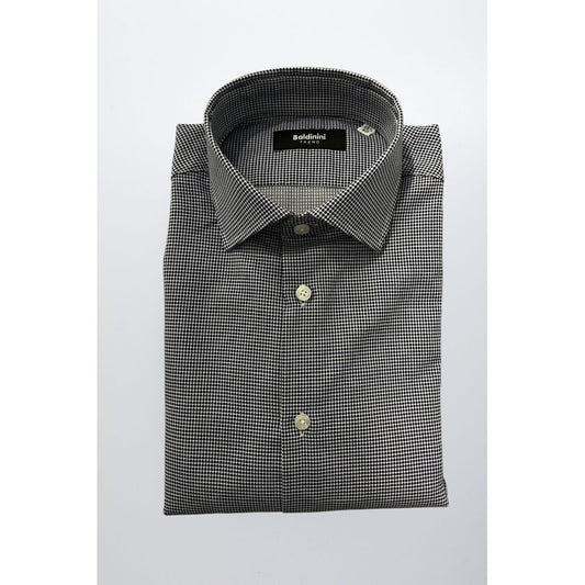 Blue Cotton Men Shirt