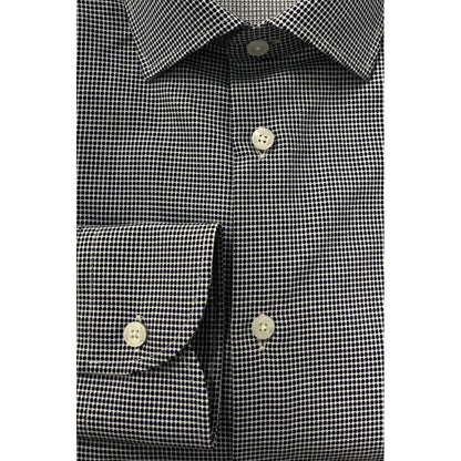 Blue Cotton Men Shirt