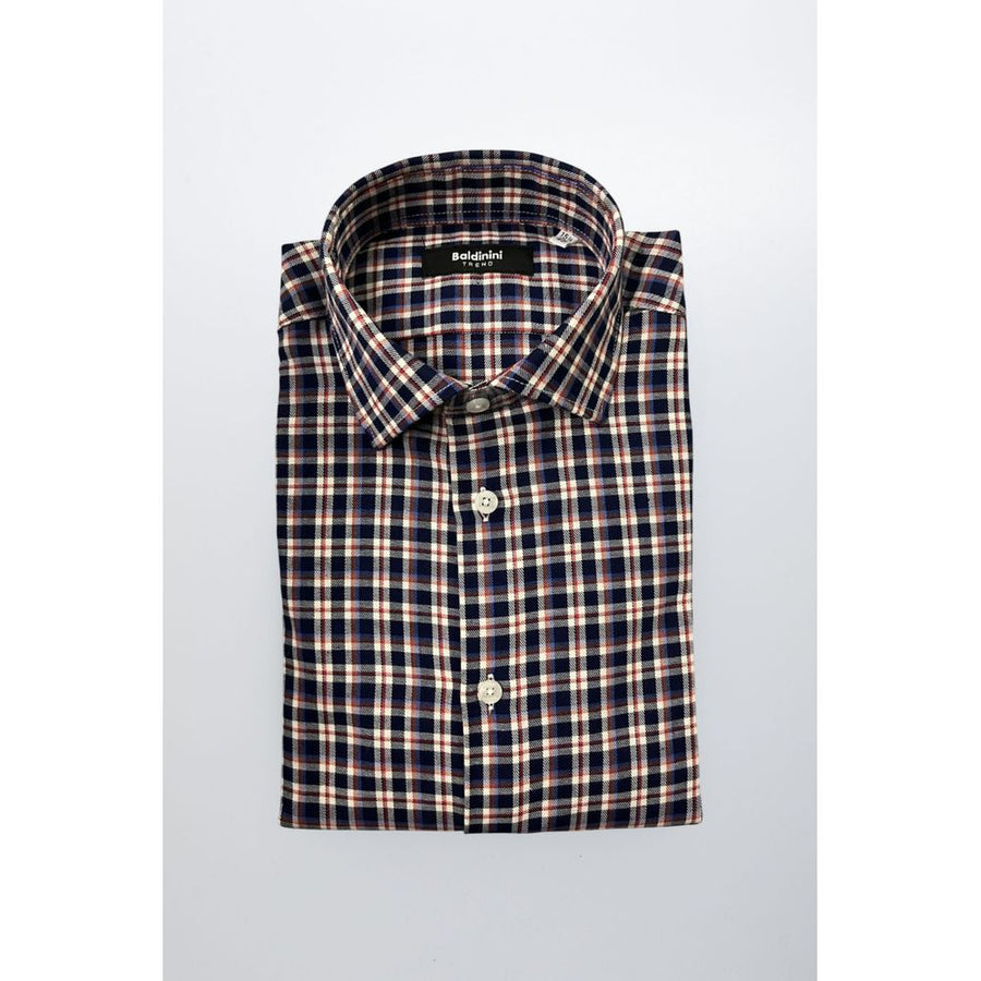 Multicolor Cotton Men Shirt