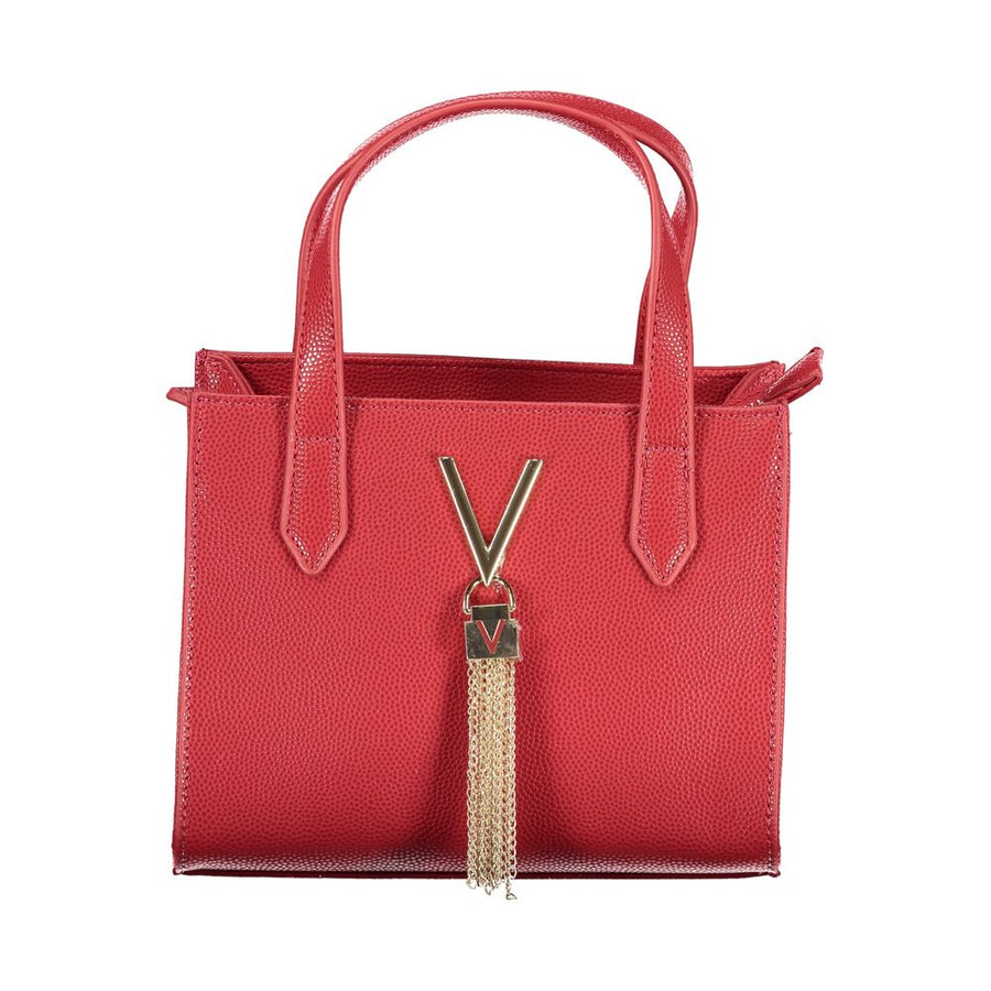 Red Polyethylene Women Handbag