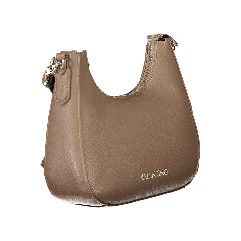 Brown Polyethylene Women Handbag