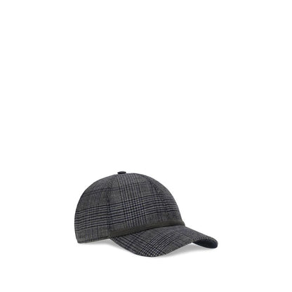 Gray Fleece Wool Cap (Baseball Hat)