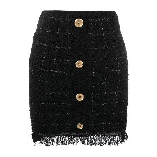 Black Polyester Skirt