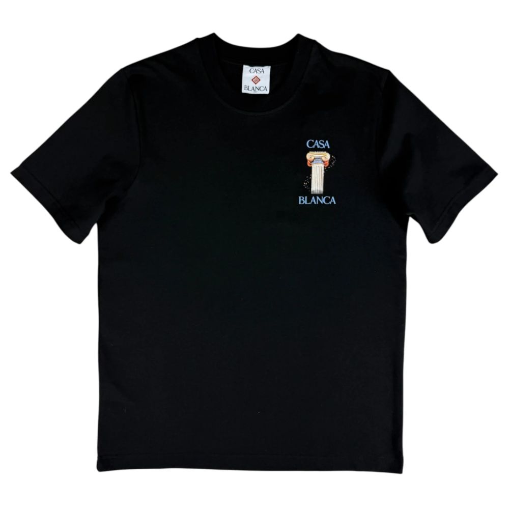 Black Cotton T-Shirt