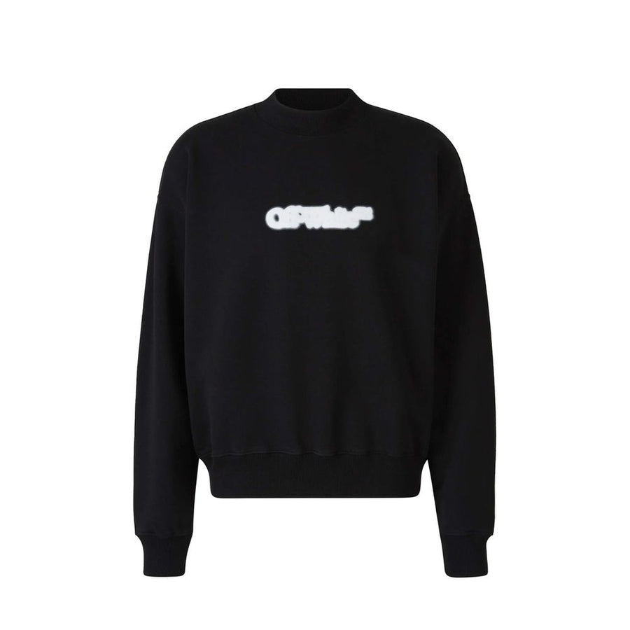 Black Cotton Sweatshirt