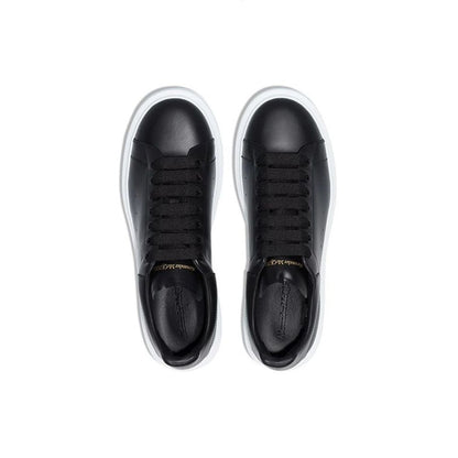 Black Calfskin Chunky Sneakers
