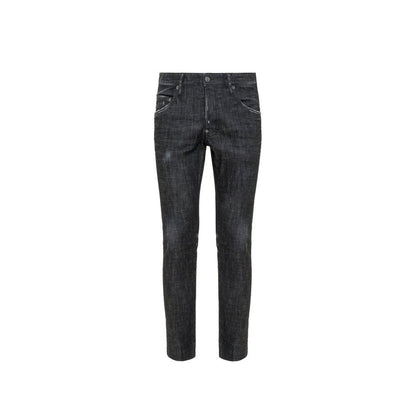 Black Cotton Jeans Denim