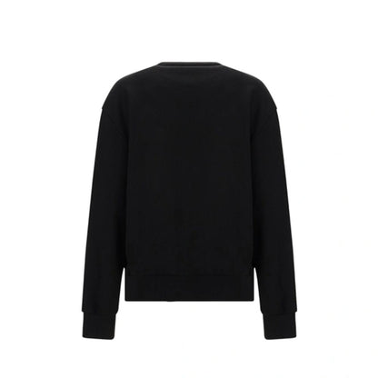 Black Cotton Sweatshirt