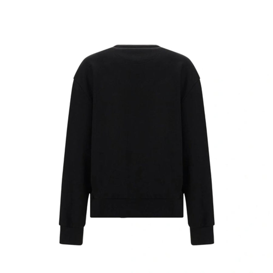 Black Cotton Sweatshirt