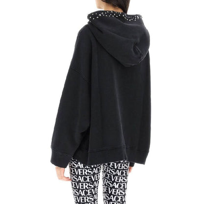 Black Cotton Sweatshirt