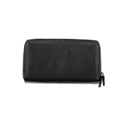 Nero Poliuretano Women Wallet