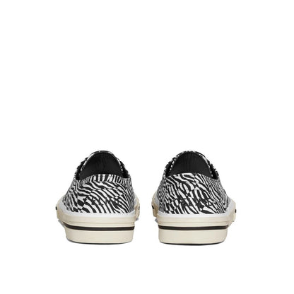 Black Canvas Low Top Sneakers