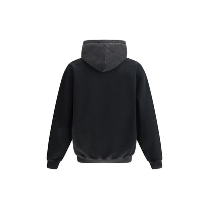 Black Cotton Sweatshirt