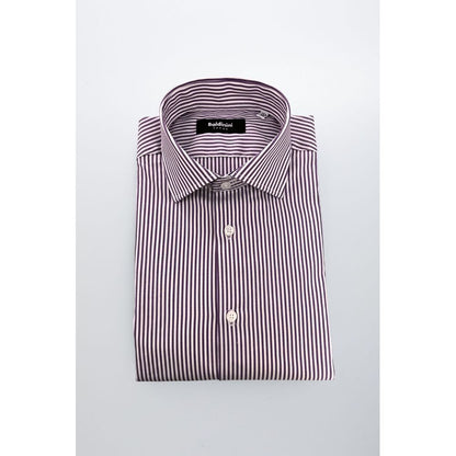 Purple Cotton Men Shirt