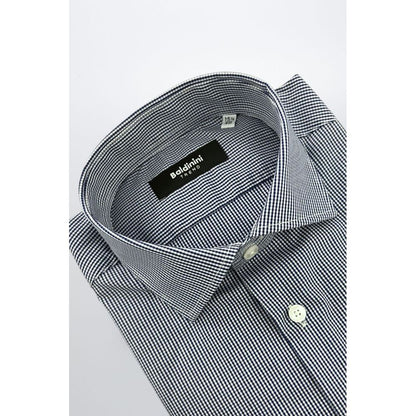 Blue Cotton Men's Shirt