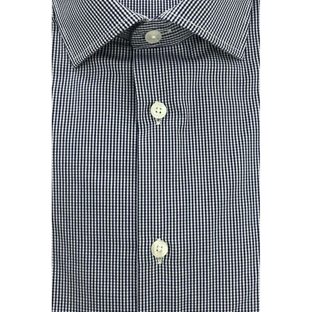Blue Cotton Men's Shirt