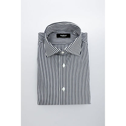 Blue Cotton Men Shirt
