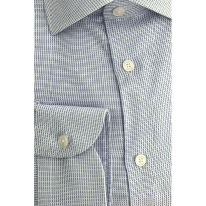 Light Blue Cotton Men Shirt