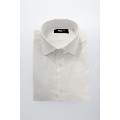 White Cotton Men's Shirt