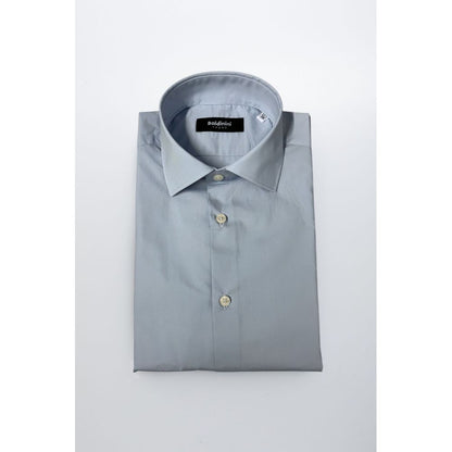 Light Blue Cotton Men Shirt