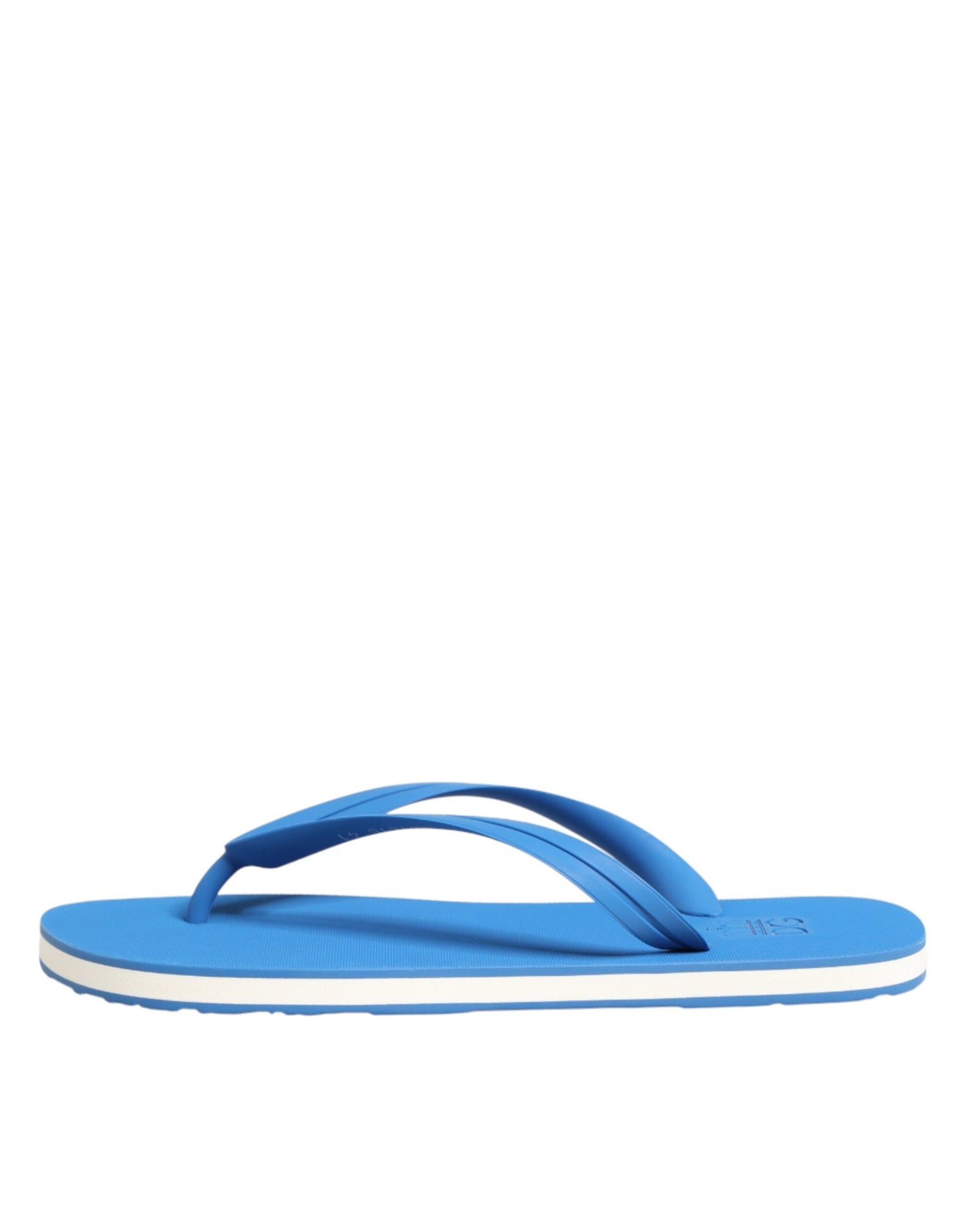 Blue White Logo Beachwear Flats Slipper Shoes
