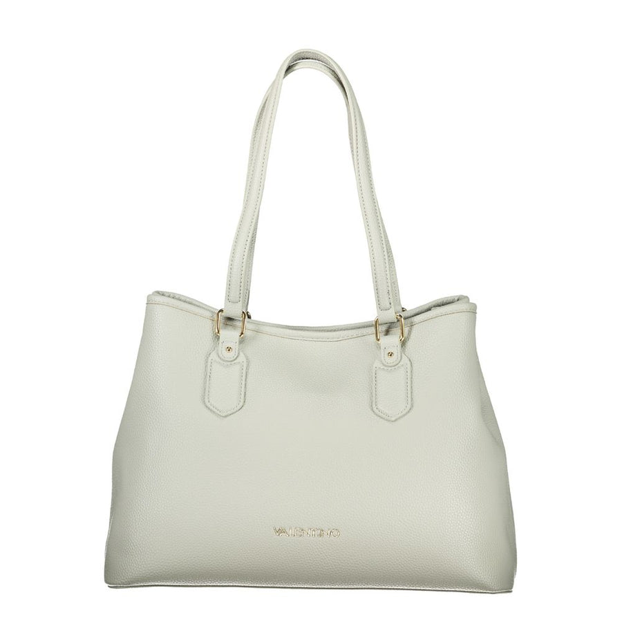 Gray Polyethylene Handbag