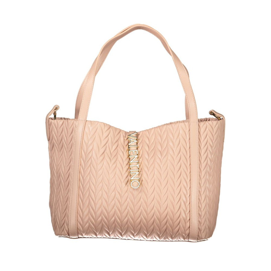 Pink Polyethylene Handbag