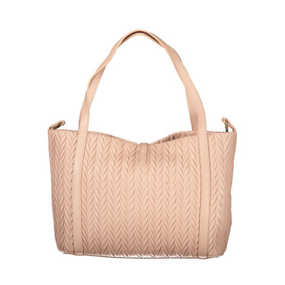 Pink Polyethylene Handbag