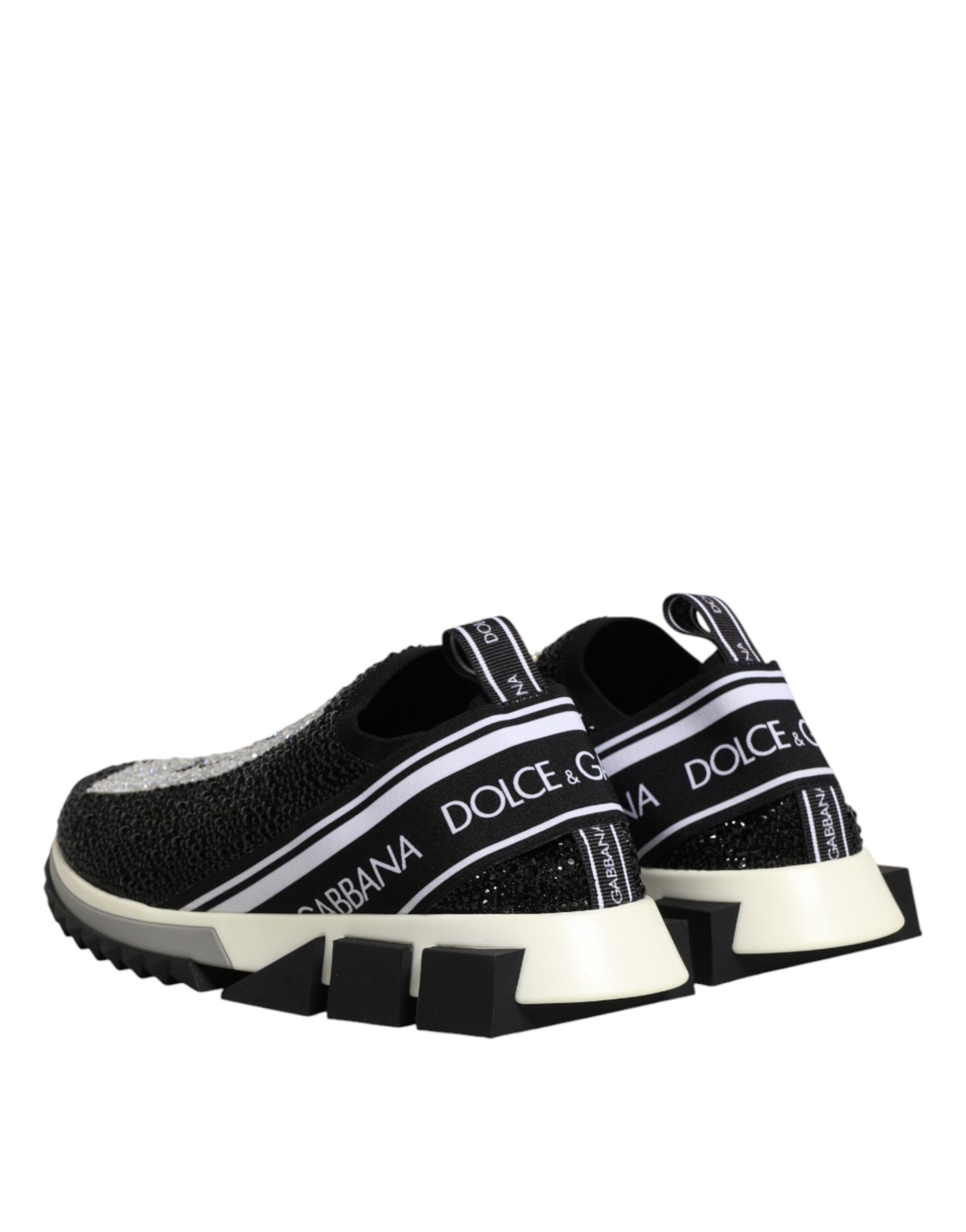 Black Strass Slip On Men Sorrento Sneakers Shoes