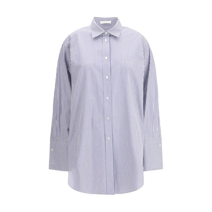 Blue Cotton Dress Shirt