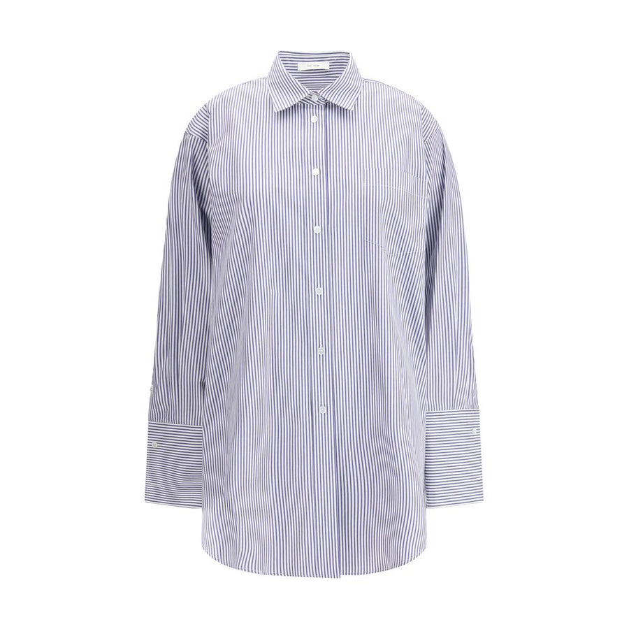 Blue Cotton Dress Shirt