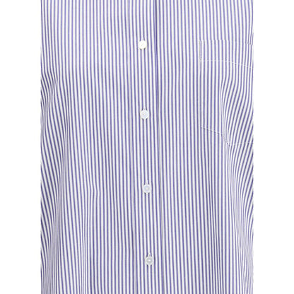 Blue Cotton Dress Shirt