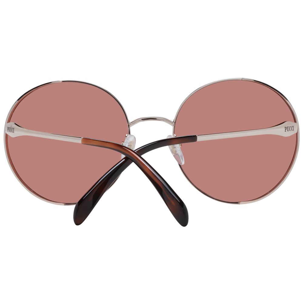 Rose Gold Metal Sunglasses