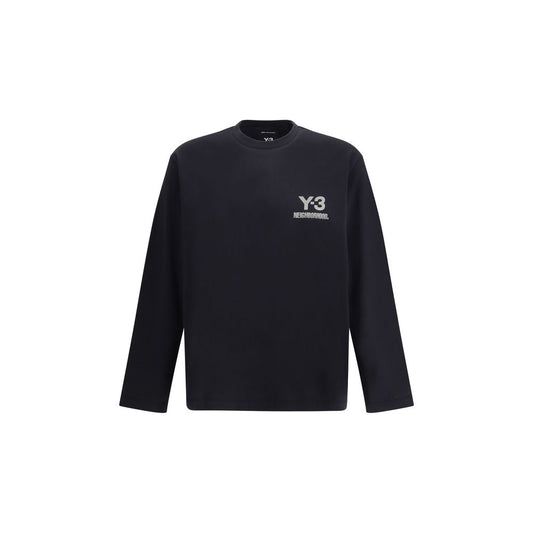 Black Cotton Longsleeve Shirt