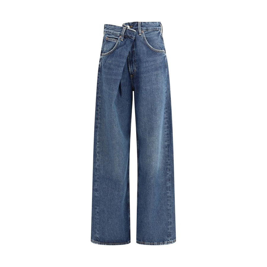 Blue Cotton Jeans Denim